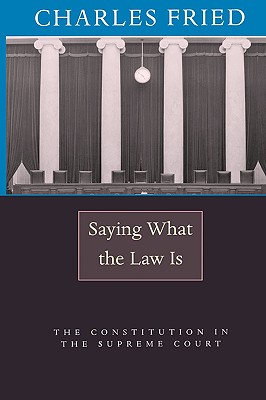 Saying What the Law Is