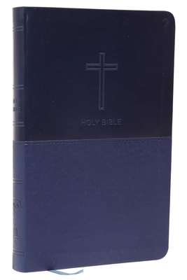 NKJV, Value Thinline Bible, Leathersoft, Blue, Red Letter, Comfort Print