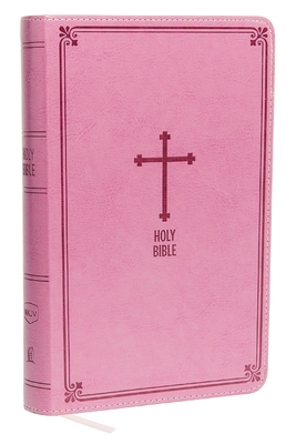 NKJV, Deluxe Gift Bible, Leathersoft, Pink, Red Letter, Comfort Print