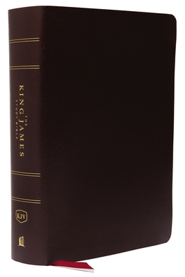 KJV, The King James Study Bible, Bonded Leather, Burgundy, Thumb Indexed, Red Letter, Full-Color Edition