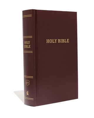 KJV, Pew Bible, Large Print, Hardcover, Burgundy, Red Letter, Comfort Print