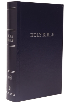 KJV, Pew Bible, Large Print, Hardcover, Blue, Red Letter, Comfort Print