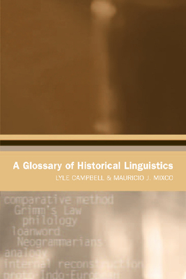 A Glossary of Historical Linguistics