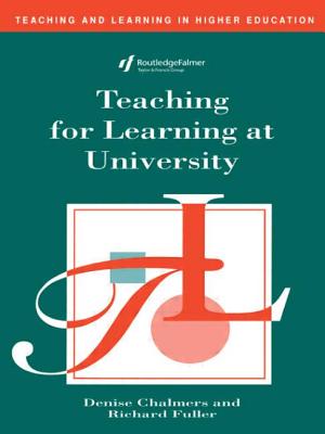 Teaching for Learning at University