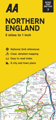 Road Map Northern England