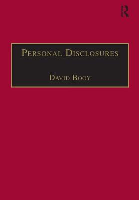 Personal Disclosures