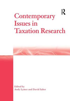 Contemporary Issues in Taxation Research