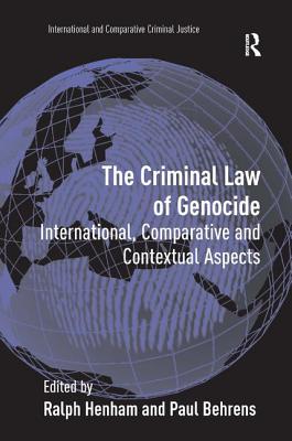 The Criminal Law of Genocide