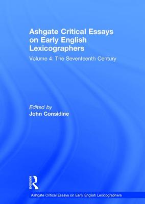 Ashgate Critical Essays on Early English Lexicographers