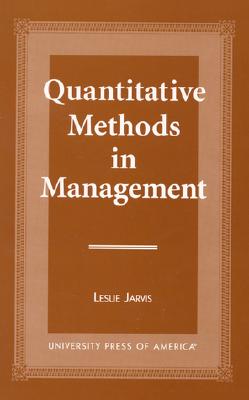 Quantitative Methods in Management