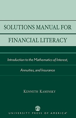 Solutions Manual for Financial Literacy