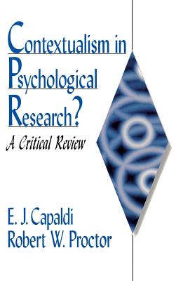 Contextualism in Psychological Research?