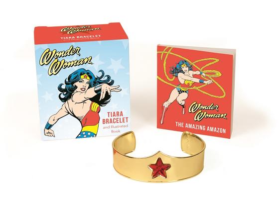 Wonder Woman Tiara Bracelet and Illustrated Book