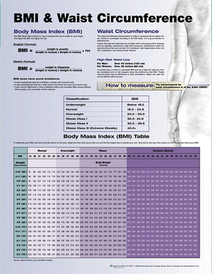 BMI and Waist Circumference