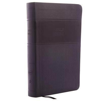 KJV Holy Bible, Personal Size Giant Print Reference Bible, Black Leathersoft, Thumb Indexed, 43,000 Cross References, Red Letter, Comfort Print: King James Version