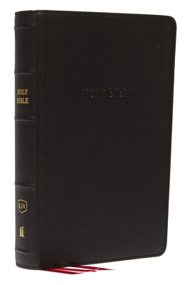 KJV Holy Bible, Personal Size Giant Print Reference Bible, Black Genuine Leather, 43,000 Cross References, Red Letter, Comfort Print: King James Version