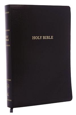 KJV Holy Bible,  Super Giant Print Reference Bible, Black Leather-look, Thumb Indexed, 43,000 Cross References, Red Letter, Comfort Print: King James Version