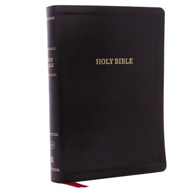 KJV Holy Bible, Super Giant Print Reference Bible, Deluxe Black Leathersoft, 43,000 Cross References, Red Letter, Comfort Print: King James Version