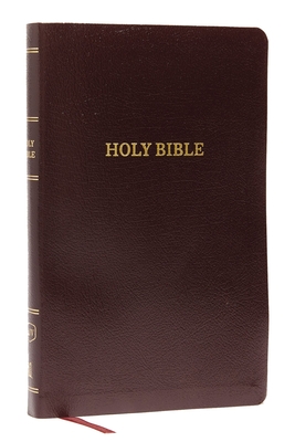 KJV, Thinline Reference Bible, Bonded Leather, Burgundy, Red Letter, Comfort Print