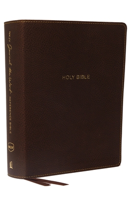 NKJV, Journal the Word Reference Bible, Leathersoft, Brown, Red Letter, Comfort Print