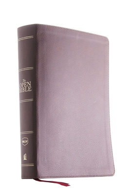 The NKJV, Open Bible, Leathersoft, Brown, Red Letter, Comfort Print