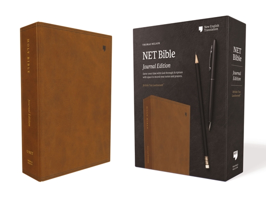 NET Bible, Journal Edition, Leathersoft, Brown, Comfort Print