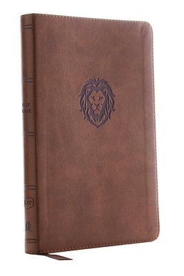 KJV, Thinline Bible Youth Edition, Leathersoft, Brown, Red Letter, Comfort Print