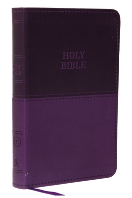 KJV, Value Thinline Bible, Compact, Leathersoft, Purple, Red Letter, Comfort Print