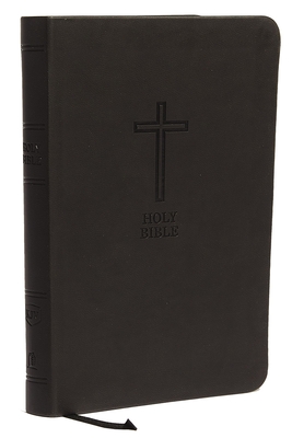 KJV, Value Thinline Bible, Large Print, Leathersoft, Black, Red Letter, Comfort Print