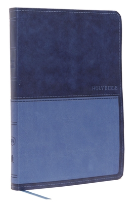 KJV, Value Thinline Bible, Large Print, Leathersoft, Blue, Red Letter, Comfort Print