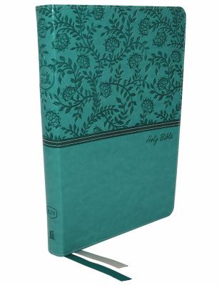 KJV, Thinline Bible, Large Print, Leathersoft, Green, Red Letter, Comfort Print