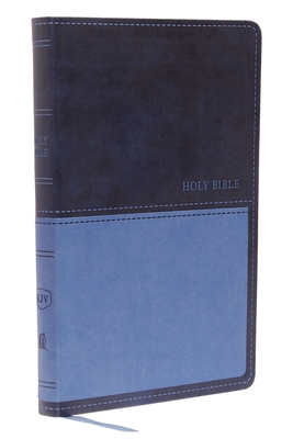 KJV, Value Thinline Bible, Leathersoft, Blue, Red Letter, Comfort Print