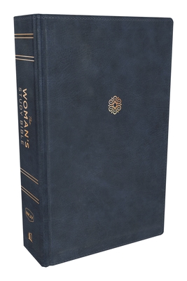 NKJV, The Woman's Study Bible, Leathersoft, Blue, Red Letter, Full-Color Edition