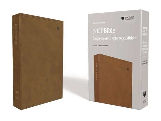 NET Bible, Single-Column Reference, Leathersoft, Brown, Comfort Print