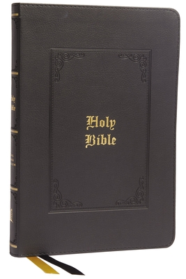 KJV, Thinline Bible, Large Print, Vintage Series, Leathersoft, Black, Red Letter, Comfort Print