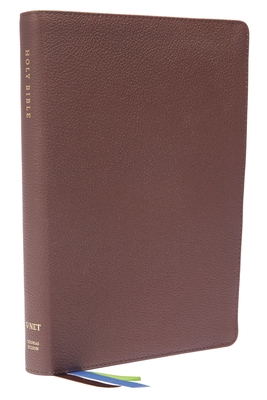 NET Bible, Thinline Large Print, Genuine Leather, Brown, Comfort Print