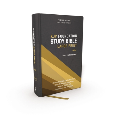 KJV, Foundation Study Bible, Large Print, Hardcover, Red Letter, Comfort Print