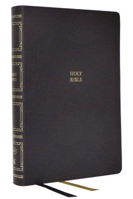 KJV, Paragraph-style Large Print Thinline Bible, Leathersoft, Black, Red Letter, Comfort Print