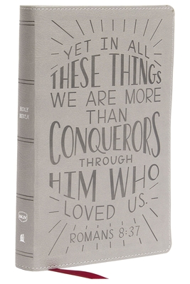 NKJV, Holy Bible for Kids, Verse Art Cover Collection, Leathersoft, Gray, Comfort Print