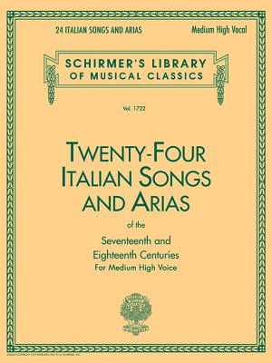 24 Italian Songs & Arias - Medium High Voice