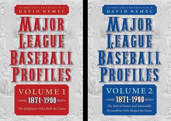 Major League Baseball Profiles, 1871-1900, 2-volume set