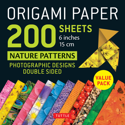 Origami Paper 200 sheets Nature Patterns 6" (15 cm)