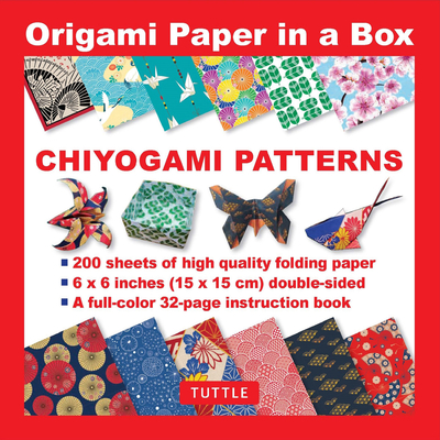 Origami Paper in a Box - Chiyogami Patterns