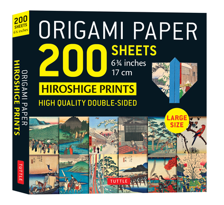 Origami Paper 200 sheets Japanese Hiroshige Prints 6.75 inch