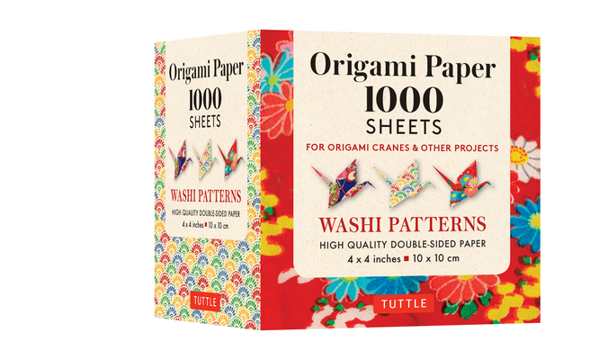 Origami Paper Washi Patterns 1,000 sheets 4" (10 cm)