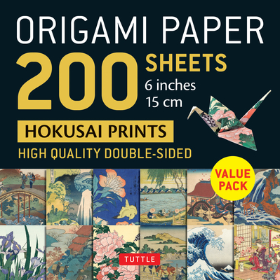 Origami Paper 200 sheets Hokusai Prints 6" (15 cm)