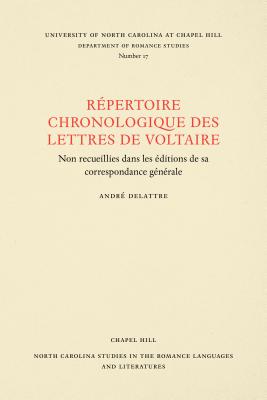 Un Repertoire chronologique de lettres de Voltaire