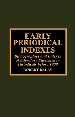 Early Periodical Indexes