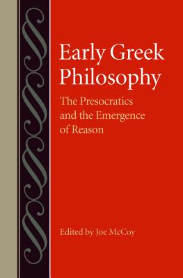 Early Greek Philosophy