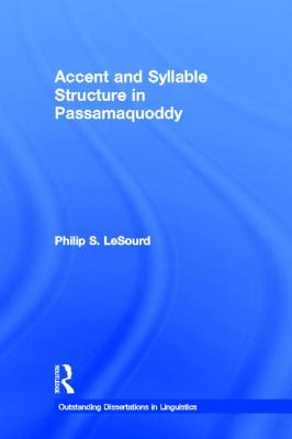 Accent & Syllable Structure in Passamaquoddy